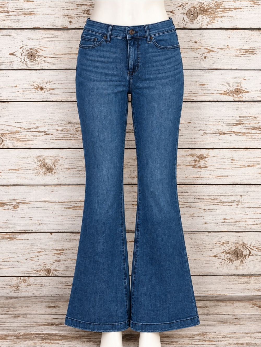 Sofia Vergara Melissa Flare Jeans Women’s Blue Stretch Denim